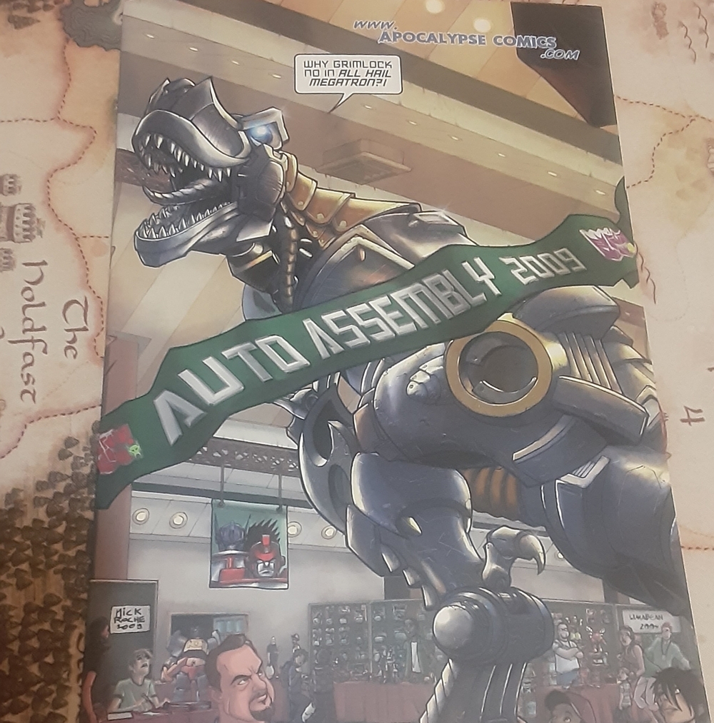 Transformers All Hail Megatron 13 Grimlock Apocalypse 2009 Variant Cover IDW